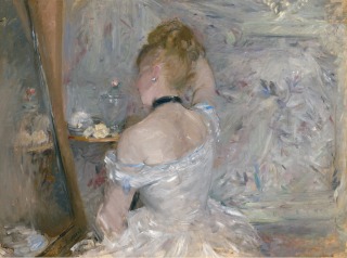 Berthe Morisot-Femme à sa toilette