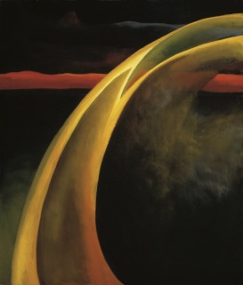 Georgia O'Keeffe-Orange and Red Streak