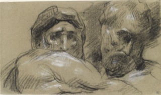 Jean-Baptiste Carpeaux-Le Jour et le Crépuscule d'après Michel-Ange