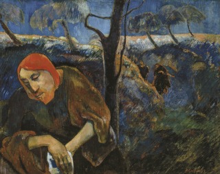 Paul Gauguin-Le Christ au jardin des oliviers