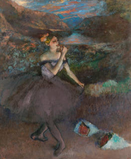 Edgar Degas-Danseuse au bouquet saluant