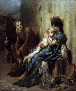 Gustave Doré-Les Saltimbanques dit aussi L'Enfant blessé