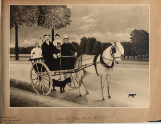 Reproduction photographique de « La Carriole du père Junier », Album Henri Rouss
