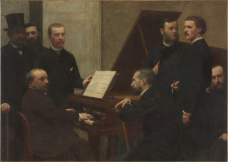 tableau, Henri Fantin-Latour, Autour du piano, en 1885