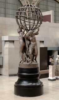 Jean-Baptiste Carpeaux -Les quatre parties du monde soutenant la sphère céleste